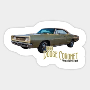 1968 Dodge Coronet Super Bee Convertible Sticker